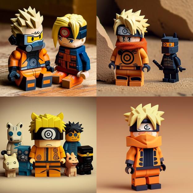 Set of 6 LEGO Compatible One Piece Minifigures Luffy - Etsy Canada