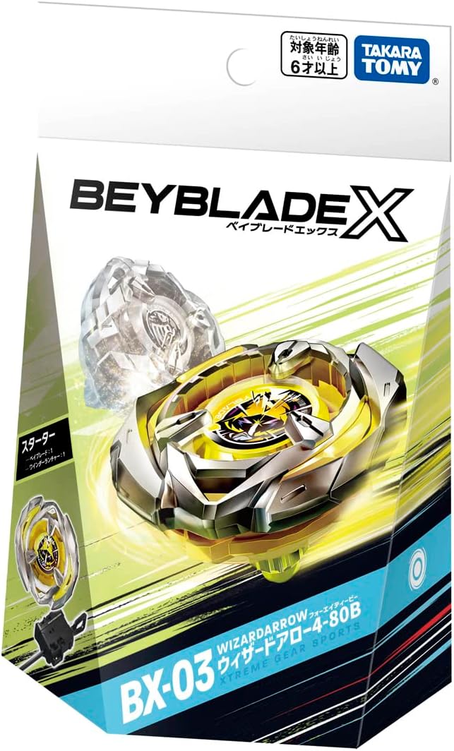 Beyblade X Beyblade X BX-03 Starter Wizard Arrow 4-80B - Dcu Shop 